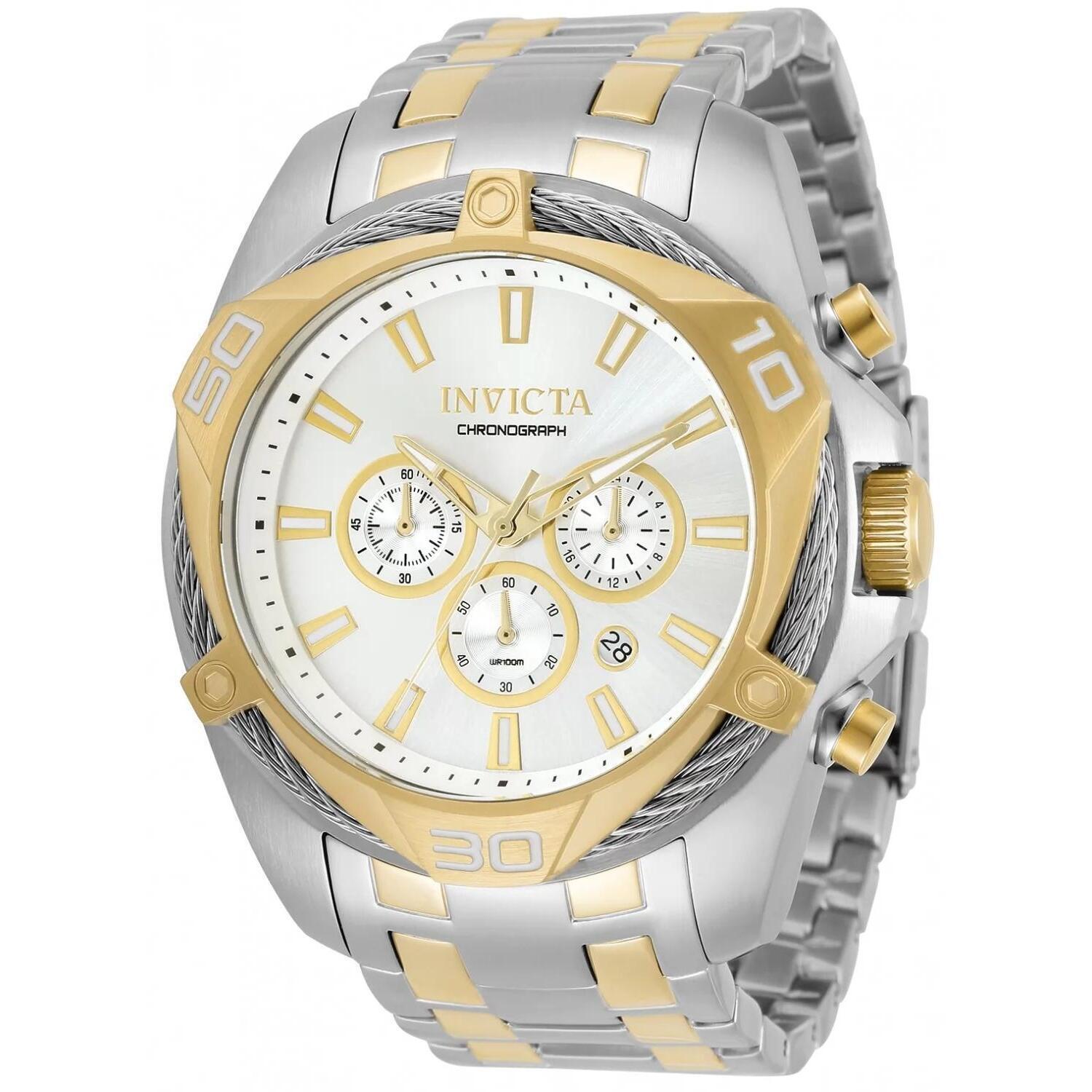 Nwt Invicta 34126 Bolt | Chronograph | Silver | Men's Watch